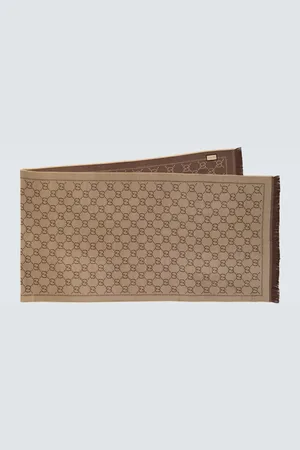 Gucci GG wool jacquard scarf