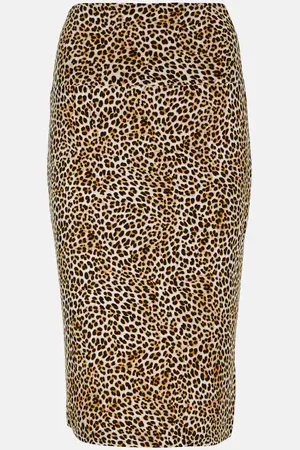 Norma Kamali Printed pencil skirt