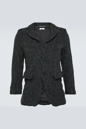 Comme des Garçons Comme des GarÃ§ons Homme Deux Pinstripe wool tweed blazer