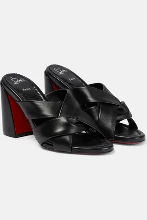 Christian Louboutin Dispo Club leather mules
