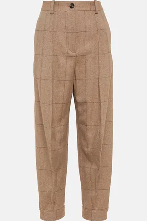 Loro Piana Aniston high-rise tapered cashmere pants