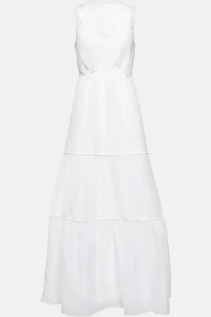 SIR Emme tiered cotton and silk dress