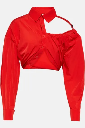 Jacquemus La Chemise Galliga cropped shirt