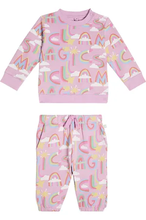 Stella McCartney Baby printed fleece tracksuit