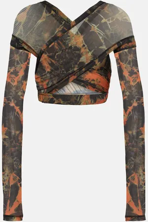 KNWLS Anti Cross Over jersey crop top