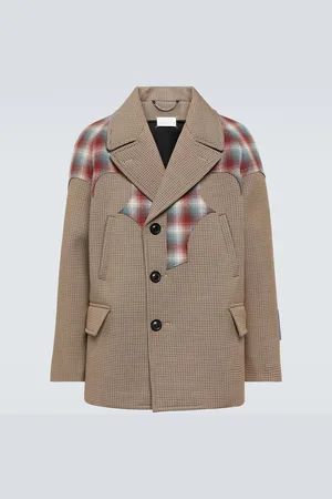 Maison Margiela X Pendleton oversized peacoat