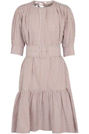 Chloé ChloÃ© Striped cotton midi dress