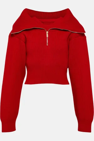 Jacquemus Le Maille Risoul cropped wool sweater