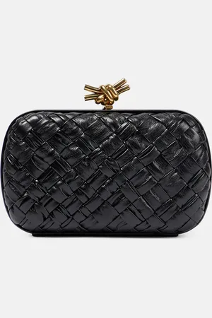 Bottega Veneta Knot leather clutch