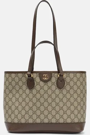Gucci Ophidia GG Mini leather-trimmed tote bag