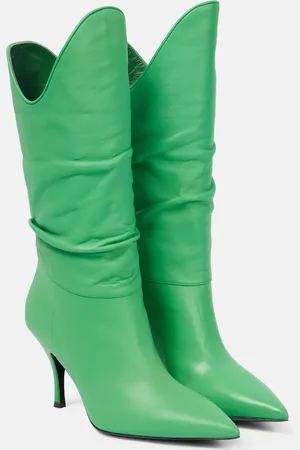 The Attico Venus leather boots