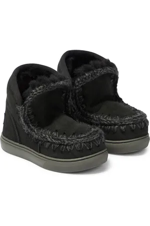 Mou Shearling-lined suede sneakers