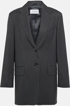 Max Mara Oche pinstripe wool blazer
