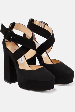 Jimmy Choo Gian 140 platform leather pumps