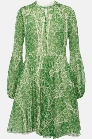 Giambattista Valli Printed silk georgette minidress