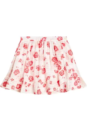 Tartine Et Chocolat Floral cotton skirt