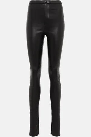 WARDROBE.NYC High-rise leather leggings