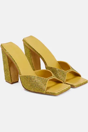 Gia Borghini Gia/Rhw Rosie 14 embellished suede mules