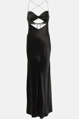 The Sei Cutout silk gown