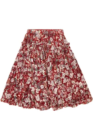 Molo Berit floral cotton skirt