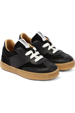 Maison Margiela Replica leather and suede sneakers