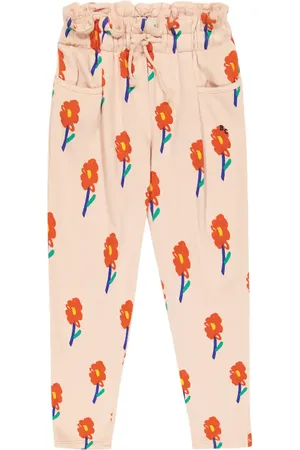 Bobo Choses Floral cotton sweatpants