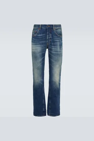 Saint Laurent Faded straight jeans