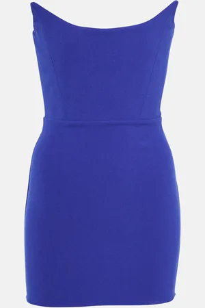 ALEX PERRY Strapless crepe minidress