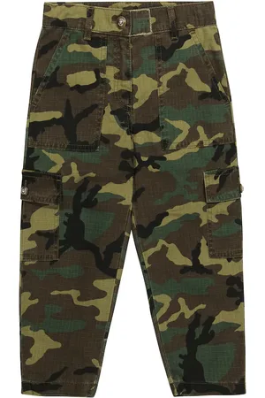 Dolce & Gabbana Printed cotton cargo pants