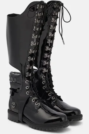 Jimmy Choo X Timberland convertible patent leather boots