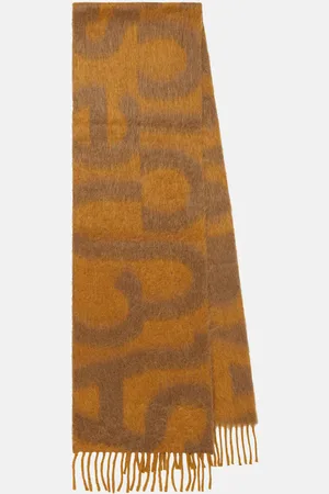 Acne Studios Logo wool-blend scarf