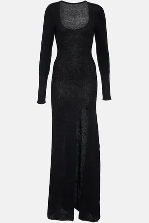 Jacquemus La Robe Dao mohair-blend maxi dress