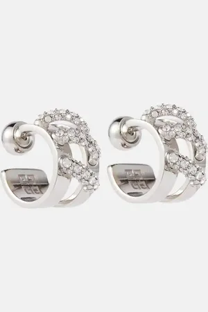 Givenchy Stitch crystal-embellished earrings