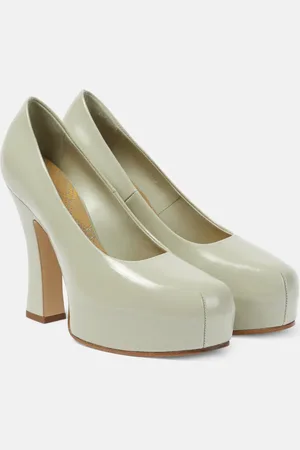 Burberry 130 leather platform pumps