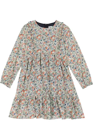 Tartine Et Chocolat Floral cotton poplin dress