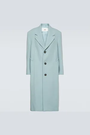 Ami Oversized wool-blend gabardine coat