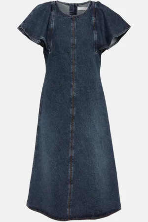 Chloé ChloÃ© Denim midi dress
