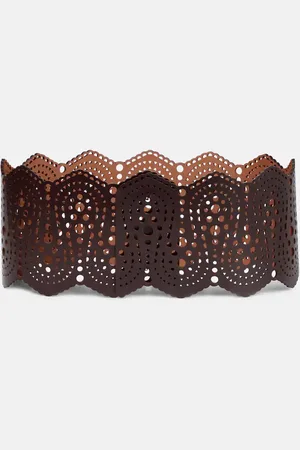 Alaïa AlaÃ¯a Leather corset belt