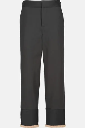 Loro Piana Andes cotton-blend twill straight pants
