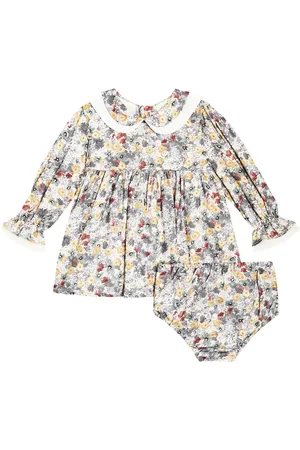 La Coqueta Baby Laria floral dress and bloomers set