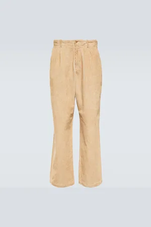 OUR LEGACY Borrowed wide-leg cotton and linen pants