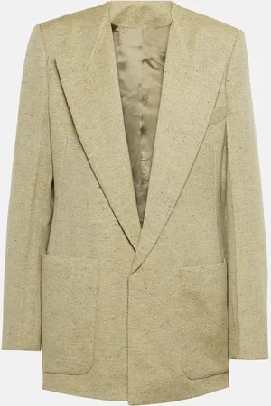 Victoria Beckham Single-breasted wool-blend blazer