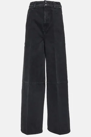 Khaite Isla high-rise wide-leg jeans