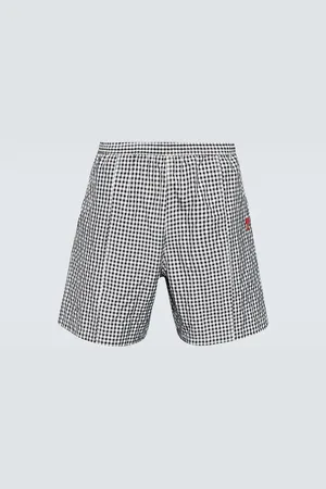 Ami Ami de CÅur checked swim shorts