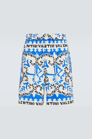 VALENTINO Mini Bandana cotton shorts