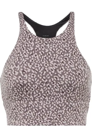 Varley Harris leopard-print sports bra