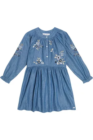 Tartine Et Chocolat Embroidered cotton dress