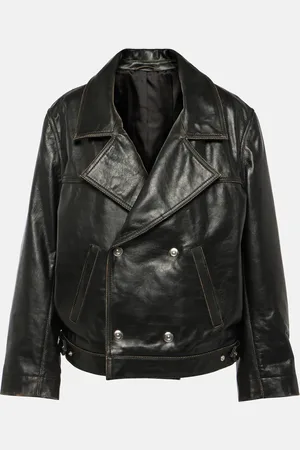 Victoria Beckham Oversized leather jacket