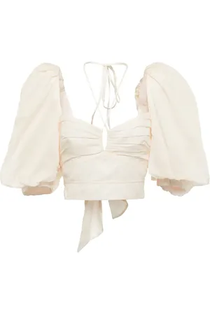 JOHANNA ORTIZ Garua cotton crop top