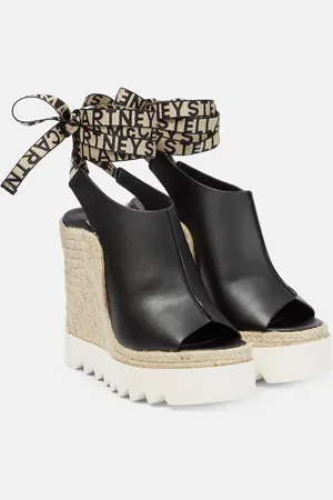 Stella McCartney Gaia faux leather espadrille sandals